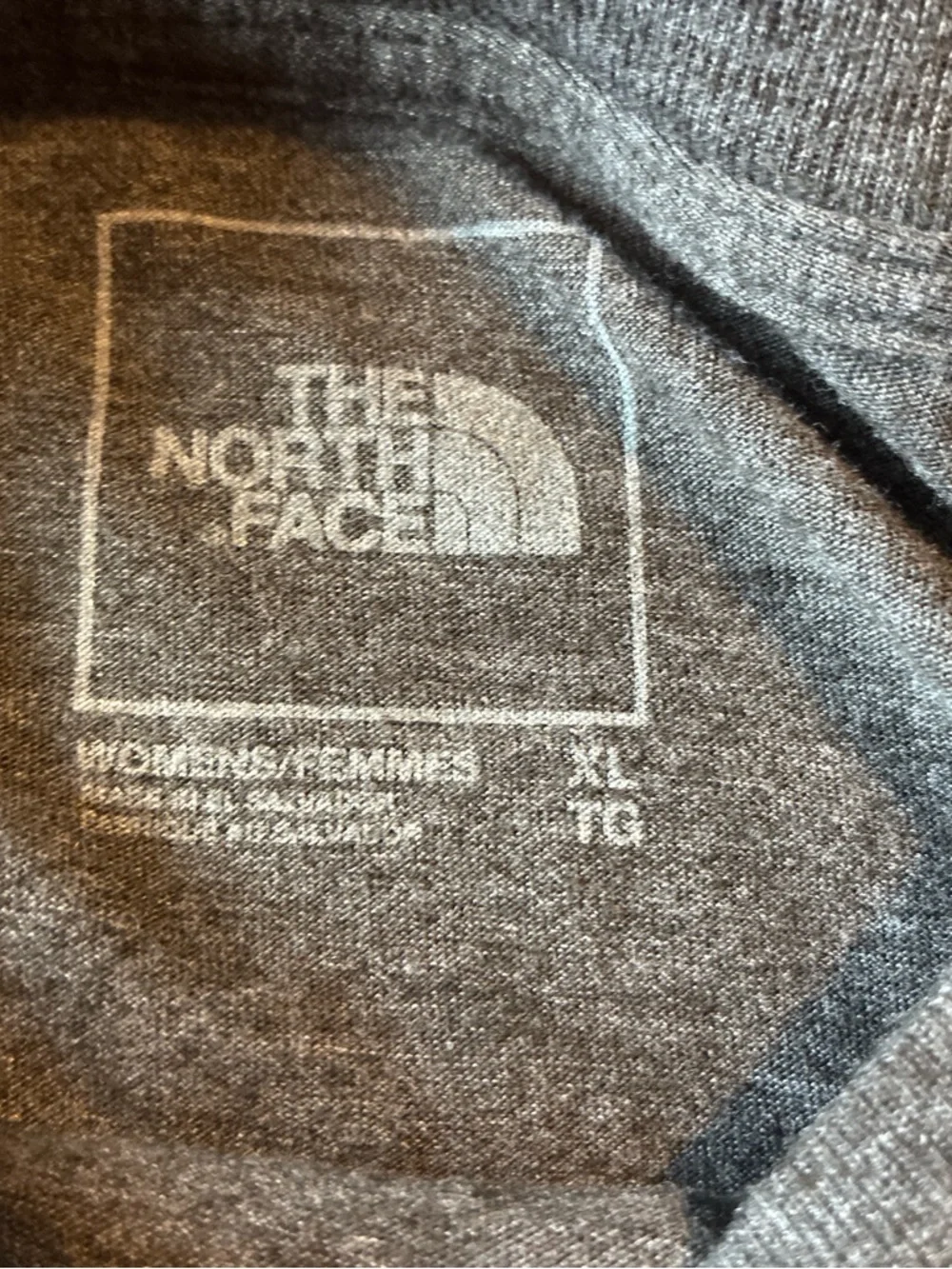 The North Face women Gray T-Shirt with Yellow Taxi Graphic - Picture 3 of 5